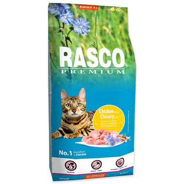 Rasco Premium Adult Huhn mit Zichorienwurzel 7,5kg / Granulat für ausgewachsene Katzen 