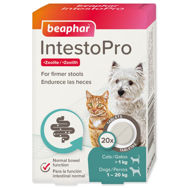 Beaphar IntestoPro S Tablette für Hunde und Katzen 20 Stück