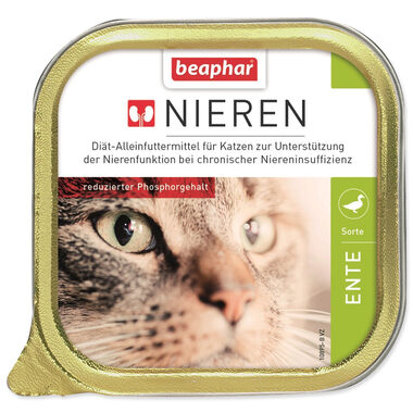Beaphar Pâté Nierendiät für Katzen Ente 100g