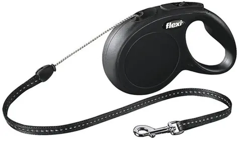 Flexi Classic S Seil 8m schwarz / Leine 