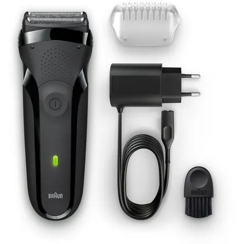 Braun Series 3 301s / Folienrasierer / 30 Minuten Betriebsdauer / Schwarz