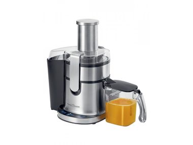 ProfiCook PC-AE 1156 / Automatischer Entsafter / 800 W / 18.000 U/min. / Füllrohr (75 mm) / 5 Geschwindigkeiten 