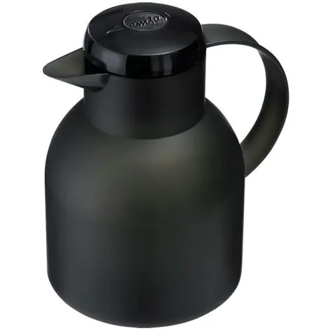 Emsa Samba Vacuum 1l schwarz / Vakuumkessel (Thermoskanne) / Quick Press 