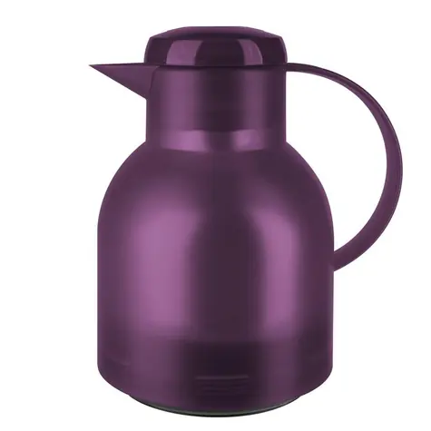 Emsa Samba Vacuum 1l lila / Vakuumkessel (Thermoskanne) / Quick Press 