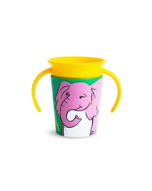 Munchkin - WildLove 360° Juniorbecher mit Henkeln 177 ml - Elefant / ab 6 Monaten