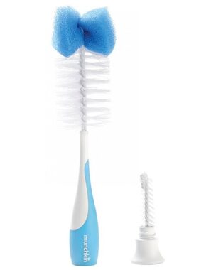 Munchkin - Flaschen- und Schnullerbürste - blau