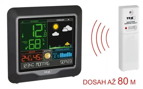 TFA 35.1150.01 - SEASON Funk-Wetterstation mit Farbdisplay 