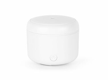 Airbi Candy Aromadiffusor mit Beleuchtungsoption weiß / LED-Beleuchtung 7 Farben / 100 ml 