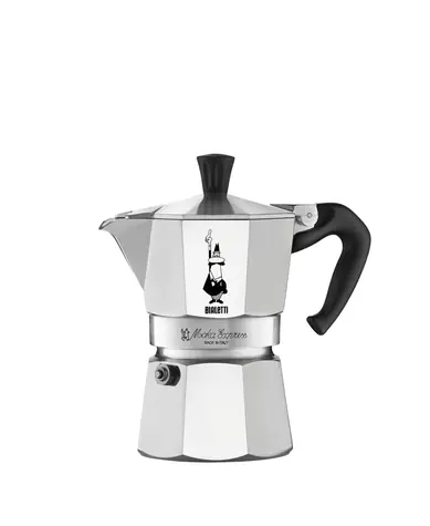 Bialetti Moka Express Wasserkocher für 3 Tassen, 150 ml