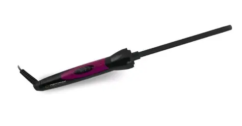 Esperanza EBL014 LAURA Lockenstab schwarz-rot / 10 mm / 180 °C