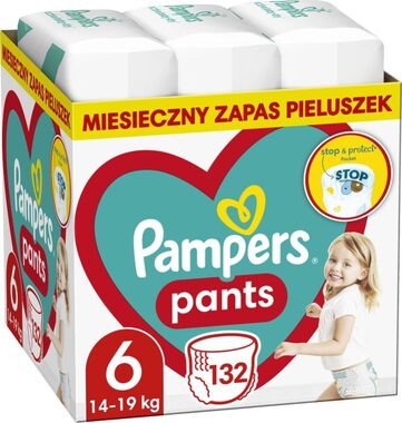 Pampers Pants Monatspackung (132 Stück) / Windelhosen / Größe 6 (15+ kg)