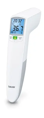 BEURER FT 100 berührungsloses Thermometer / LED / 2x AAA