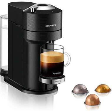 Krups Nespresso Vertuo Next XN9108 / Kapselkaffeemaschine / Nespresso / 1260 W / 1,1 L / schwarz
