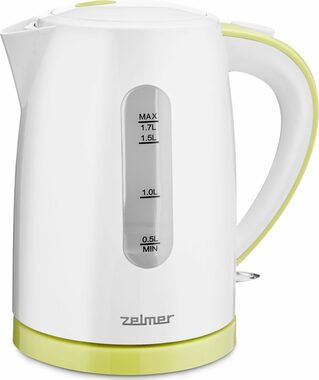 Zelmer ZCK7616L weiß-gelb / Schnellkochtopf / 2200 W / 1,7 L