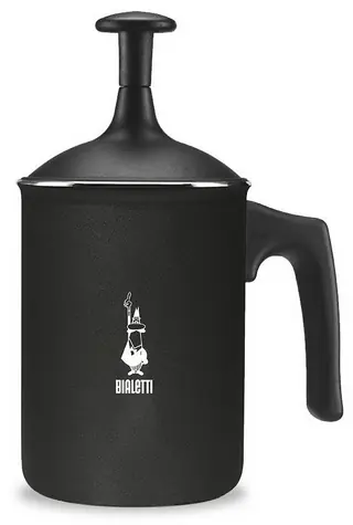 Bialetti Tutto Crema manueller Milchaufschäumer schwarz / 166 ml