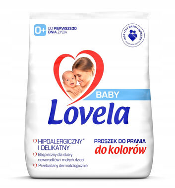 LOVELA Babywaschpulver für farbige Kleidung 1,3 kg