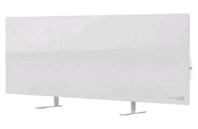 AENO GH1S weiß / Infrarot-Flächenheizung / 700 W / Raum bis 30 m2 / Thermostat 0-40 °C / WLAN / 1000 x 365 x 11 mm / IP44