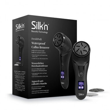 Silk&#39;n FreshPedi Black Hornhautentferner mit Saugfunktion 