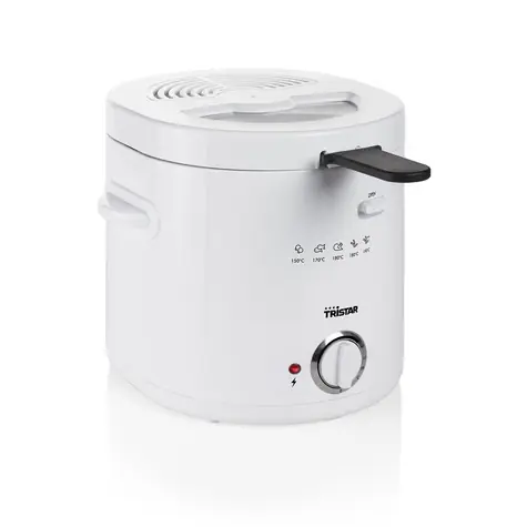 Tristar FR-6941 weiß / Fritteuse / 1000W / 1,5L / bis 190° C