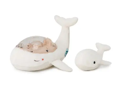 Cloud B Schlafender Wal mit Projektion und Musik - weiß / ab Geburt