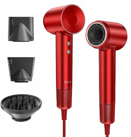 Laifen Swift Special Ruby Red / Haartrockner / 1600 W / 3 Aufsätze / 22 m/s