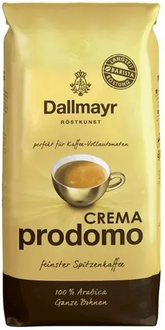 Dallmayr Prodomo Crema 1 kg / Kaffeebohnen / 100 % Arabica