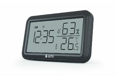 Airbi INDOOR - schwarz / Raumthermometer und Hygrometer