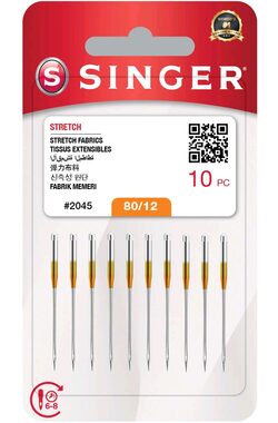 Singer 2045 - 80/12 10 Stück / Nadeln / für Stretch
