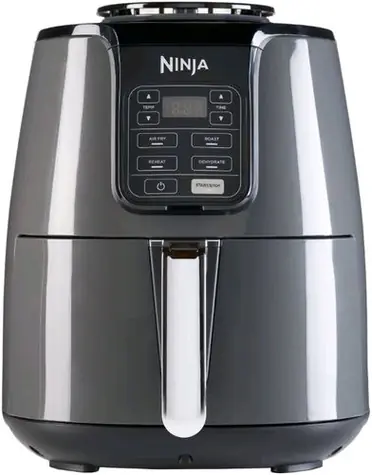 Ninja AF100EU grau / Heißluftfritteuse / 1550W / 3,8 l / 4 Programme / 40 - 210 °C