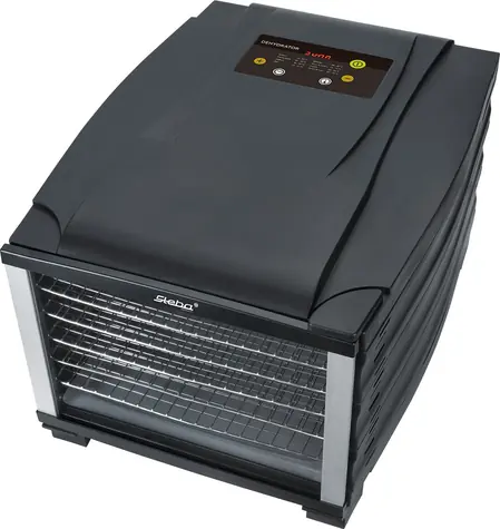 Steba ED 6 schwarz / Lebensmittel- und Obsttrockner / 6 Roste / 800 W