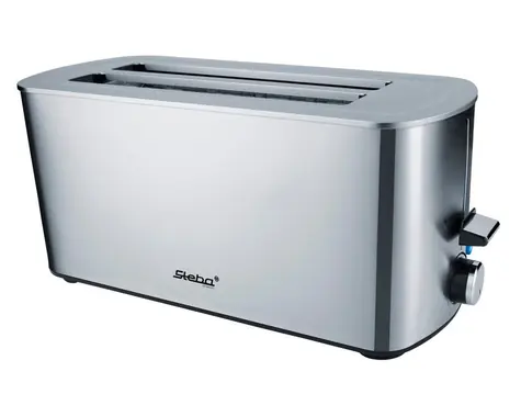 Steba TO 21 Inox silber / Toaster / 2 Toasts / 1400 W