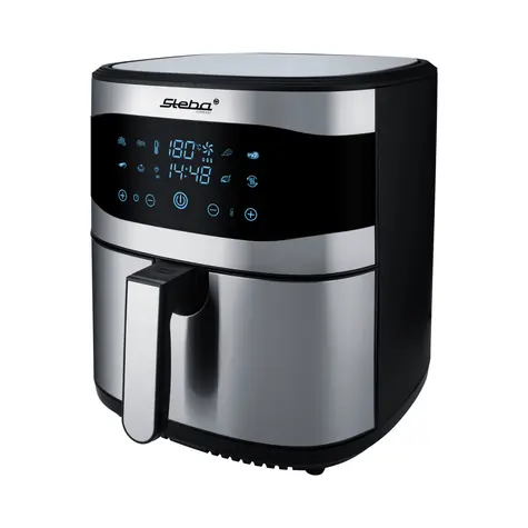 Steba HF 8000 Family silber / Heißluftfritteuse / 8 L / 200 °C / 1800 W 