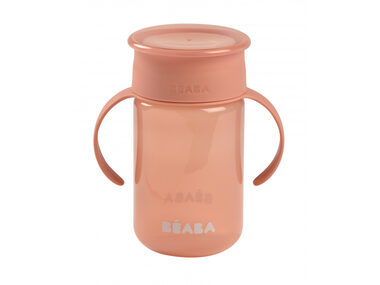 Beaba Trainingsbecher 360° Pink 340 ml 12m+