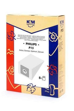 K&M Staubsaugerbeutel Philips P15 / 5 Stk  