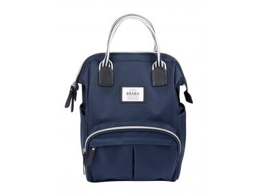 Beaba Wickeltasche Wellington Blue Marine / 42 x 33 x 12 cm