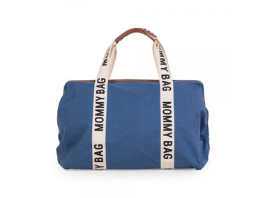 Childhome Wickeltasche Mommy Bag Canvas Indigo / 55 x 30 x 40 cm / Tragkraft 5 kg