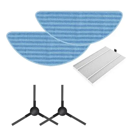 TESLA SMART Robot Vacuum Laser AI200 Kit / 2x Seitenbürste / 2x Wischtuch / 1x Filter