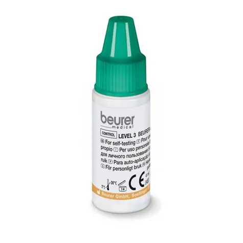 BEURER Kontrolllösung für Blutzuckermessgerät GL 44 & GL 50 / 2x 4ml