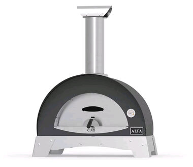 Alfa Forni Ciao Top grau / Pizzaofen / 500°C / 70 x 40 cm / Holzbefeuerung