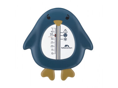 BEBECONFORT Pinguin Badewannenthermometer Lovely Donkey blau