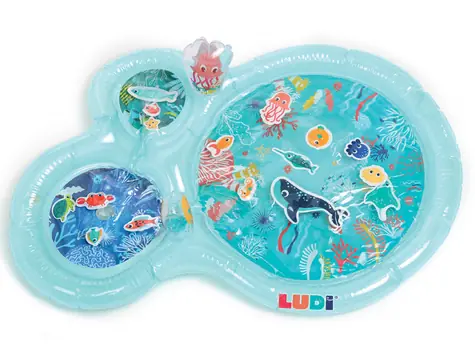 Ludi Wasserspielmatte Meerblau / ab 10 Monaten