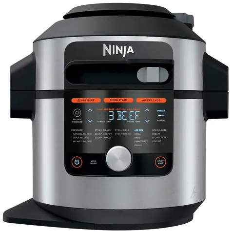 Ninja OL750EU schwarz-grau / Multifunktionstopf / 1650W / 7,5 L / LCD-Display / 14 Programme