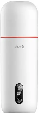 Deerma DR035S weiß / Schnellkochtopf Mini-Thermoskanne / 350 ml / 300 W / Edelstahl / mit Display