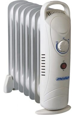 Mesko MS 7804 weiß / Elektrischer Ölradiator / 7 Lamellen / 800W