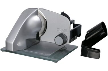 Graef Classic C21+ silber / Elektrischer Allesschneider / 170 W / Messerdurchmesser 170 mm / Scheibenstärke 0-20 mm