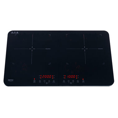 Camry CR 6514 schwarz / Elektro-Induktionsherd / 350 W / 2 Kochplatten 