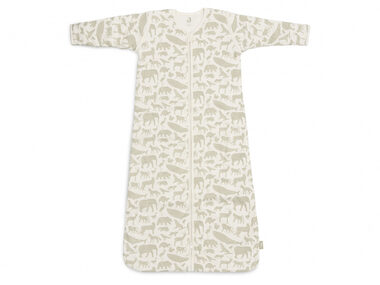 Jollein Schlafsack 2in1 90cm Tiere Olivgrün