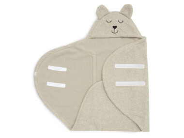 Jollein Teddybär Wrapper Boucle Olivgrün