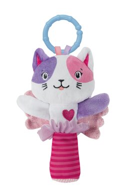 Clementoni Plüschrassel mit Griff - Kätzchen / ab 0 Monaten 