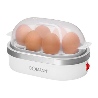Bomann EK 5022 CB weiß / Eierkocher / 400W / bis zu 6 Eier